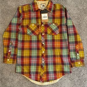 NWT THE NORTH FACE WOMEN'S VALLEY TWILL FLANNEL SHIRT